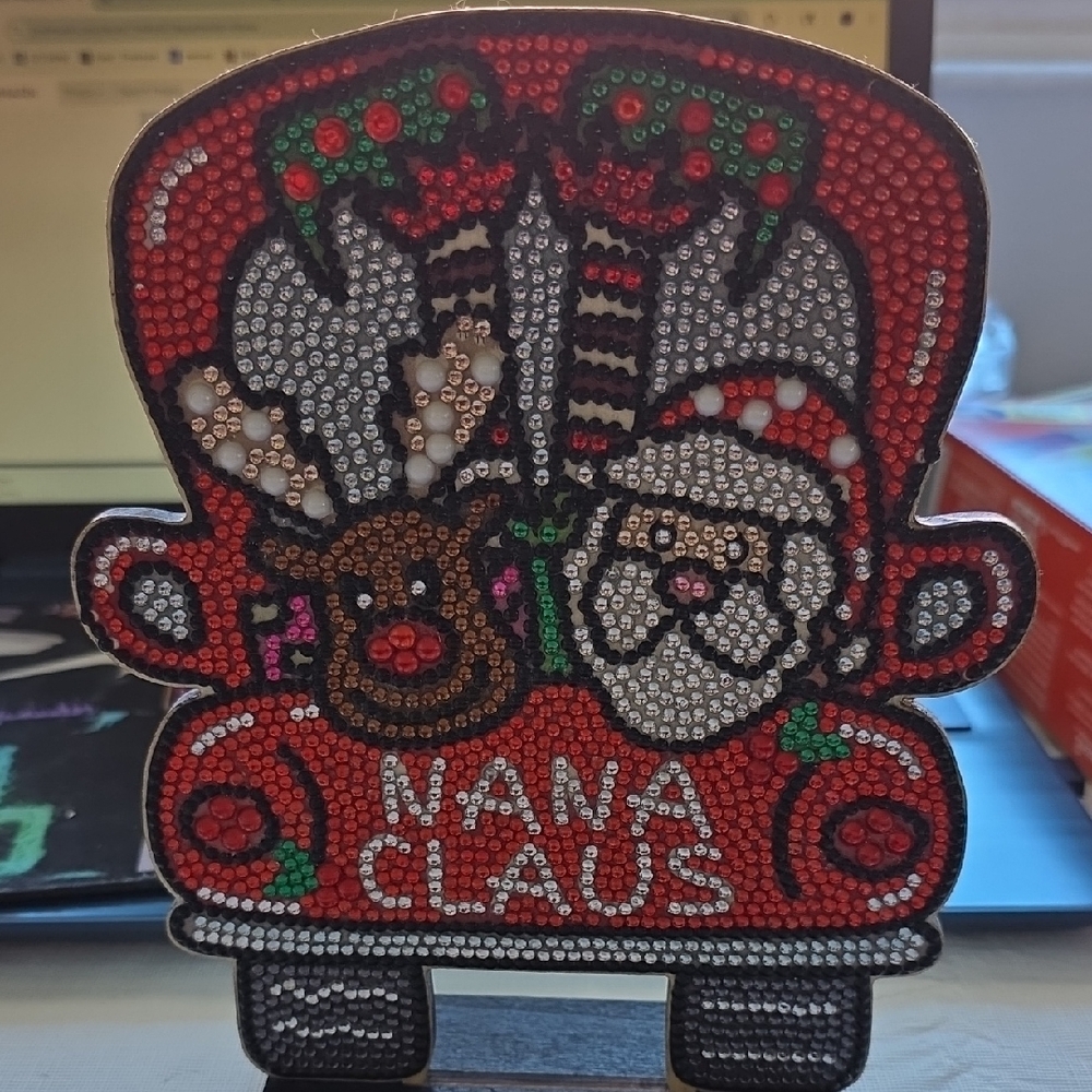 Festive Santa and Reindeer Decor